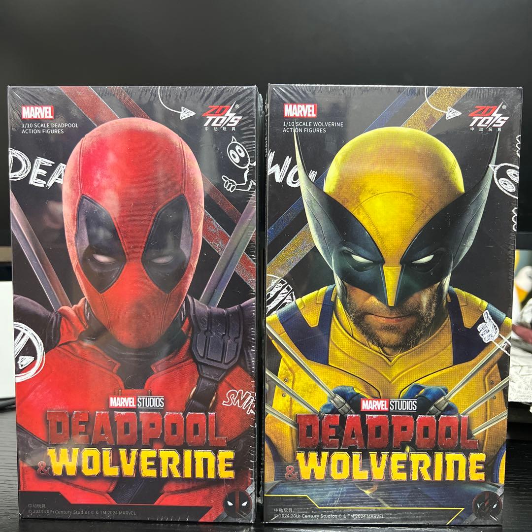 未開封　zdtoys 2体セット　デッドプール&ウルヴァリン フィギュア