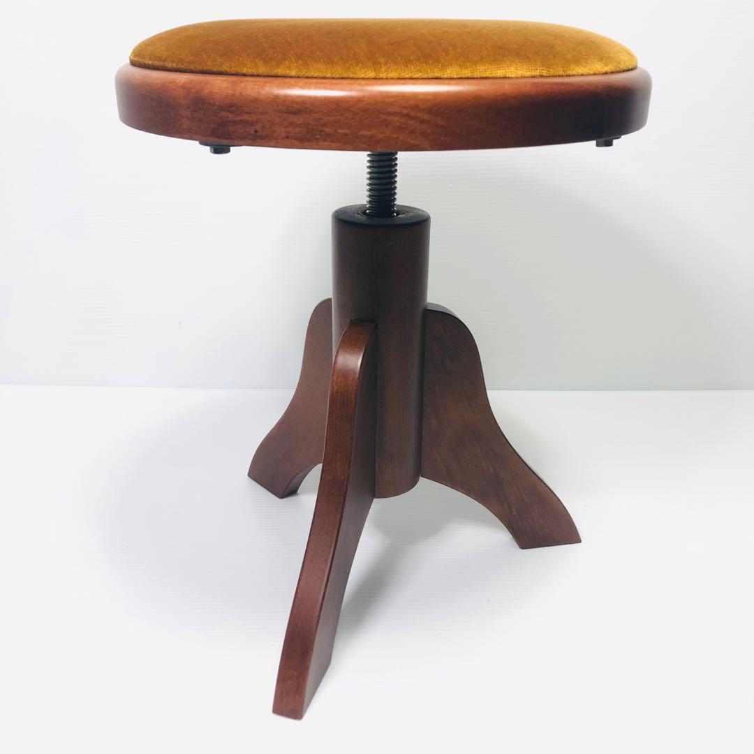 【最終価格】イタリア製 ケルティックハープ用椅子 高田ハープサロン マホガニー