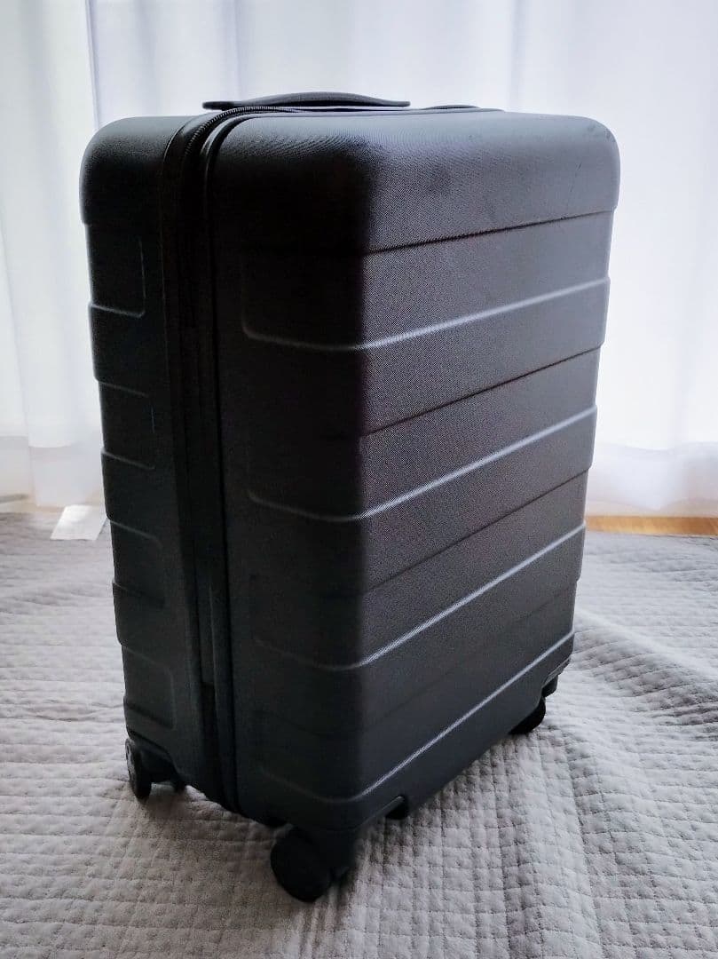 無印 キャリーケース 36L ネイビー　機内持ち込み可能　タイヤロック機能付