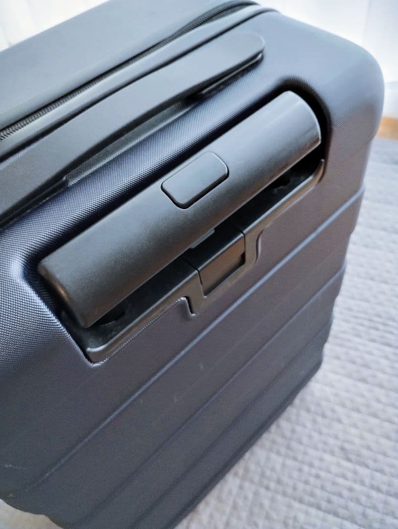 無印 キャリーケース 36L ネイビー　機内持ち込み可能　タイヤロック機能付