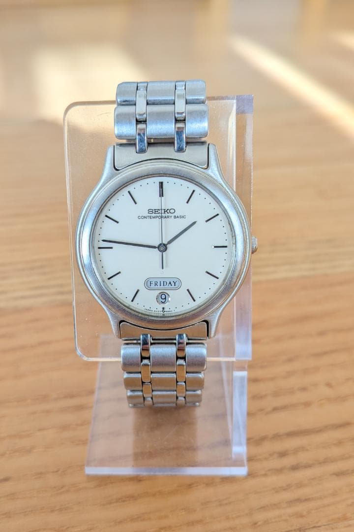 【新品電池】SEIKO 腕時計 コンテンポラリーベーシック 5H23-6B90
