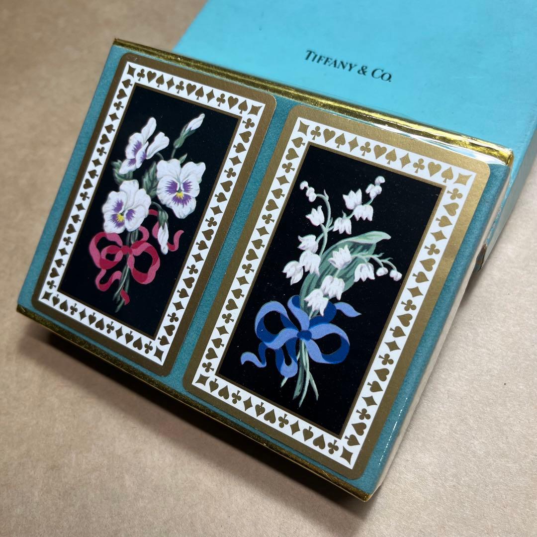 Tiffany & Co. フラワー柄 トランプ 未使用 ヴィンテージ