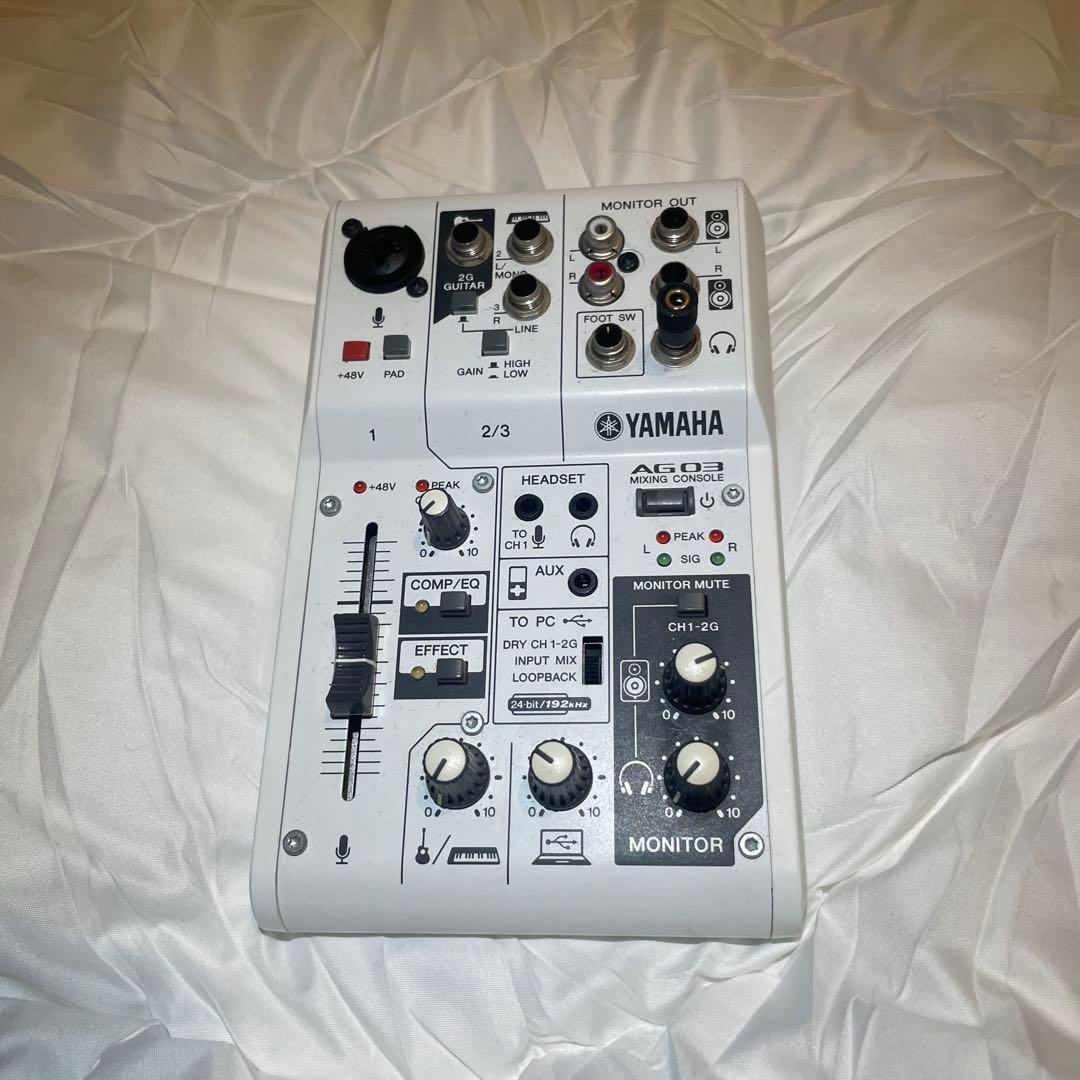 【通電未確認】 YAMAHA AG03 オーディオインターフェース【電化製品】