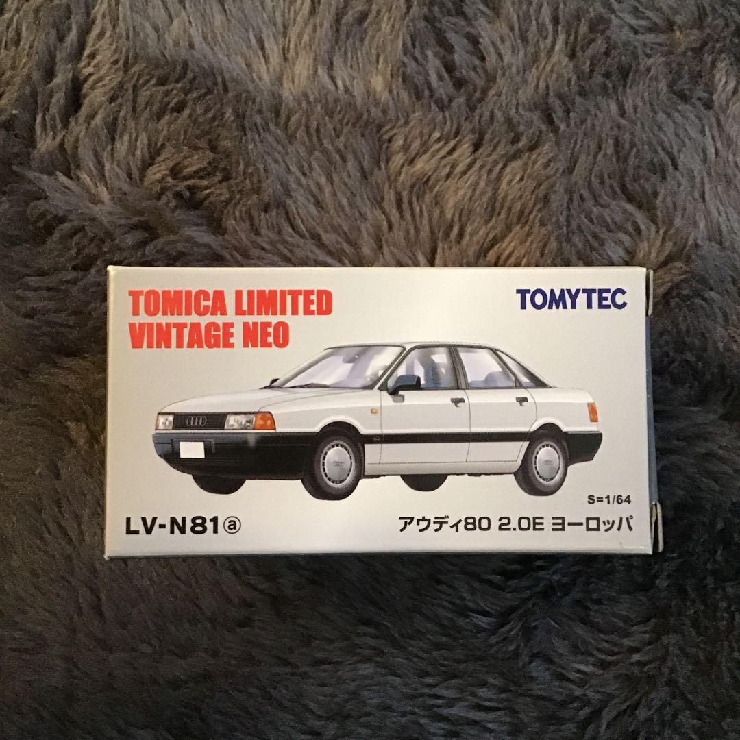 トミカLIMITED VINTAGE NEO アウディ80 2.0E ヨーロッパ
