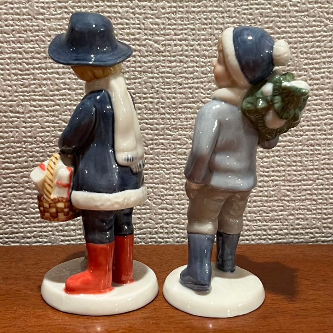 美品　クリスマス　アンナ　フレデリック　ロイヤルコペンハーゲン　人形　陶器　置物