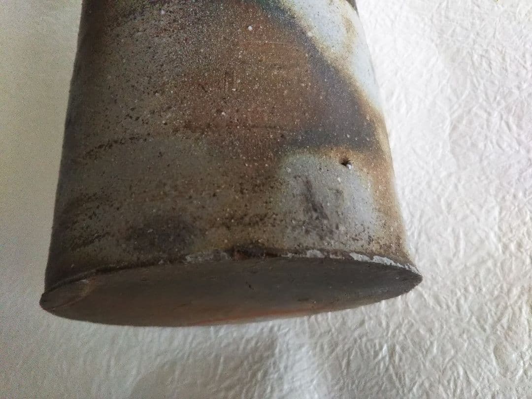 北大路魯山人　備前竹花入