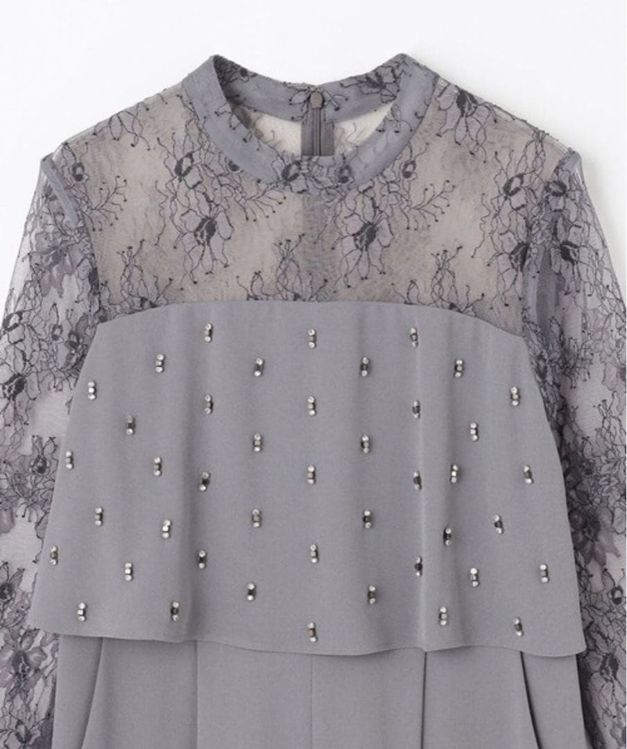 美品☆diagram ダイアグラム　刺繍ワイドサロペット　結婚式　M ドレス