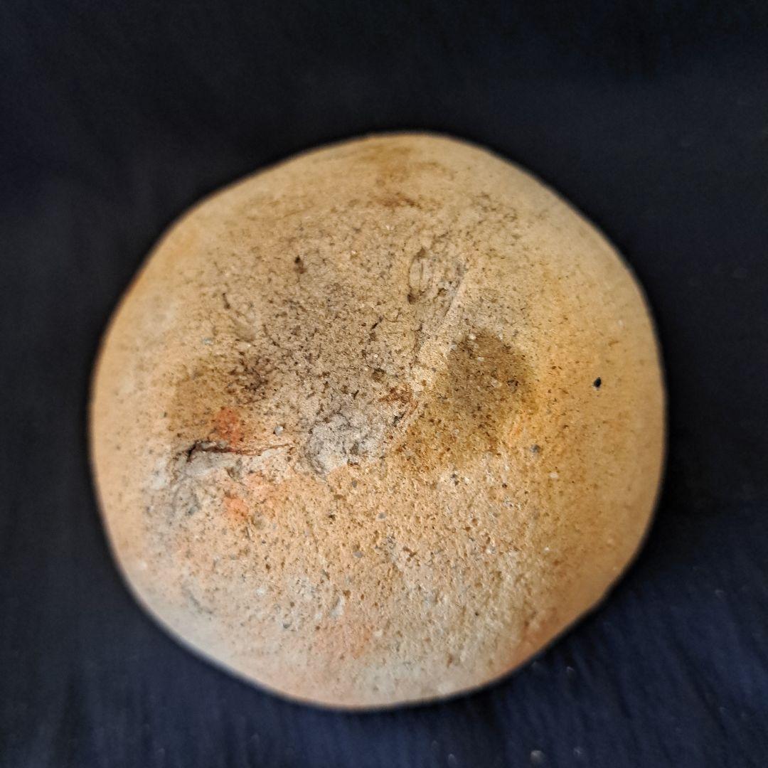 「弥生土器に花を活ける①」 弥生種壺-祭器(直径8.5cm) 2客セット 骨董ア