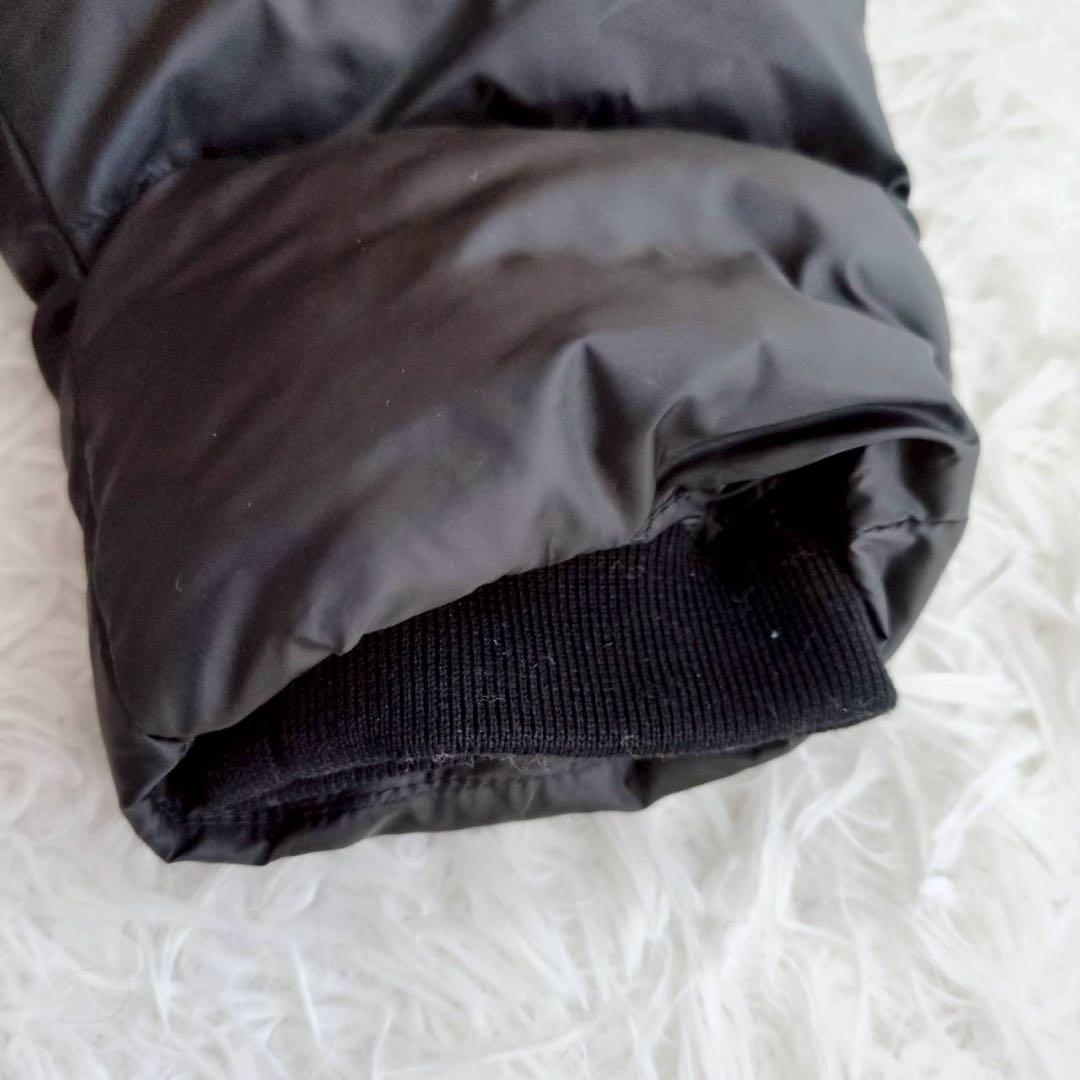 バーバリー ベビー ジャンプスーツ スノーウェア ロゴプリント 黒 80cm