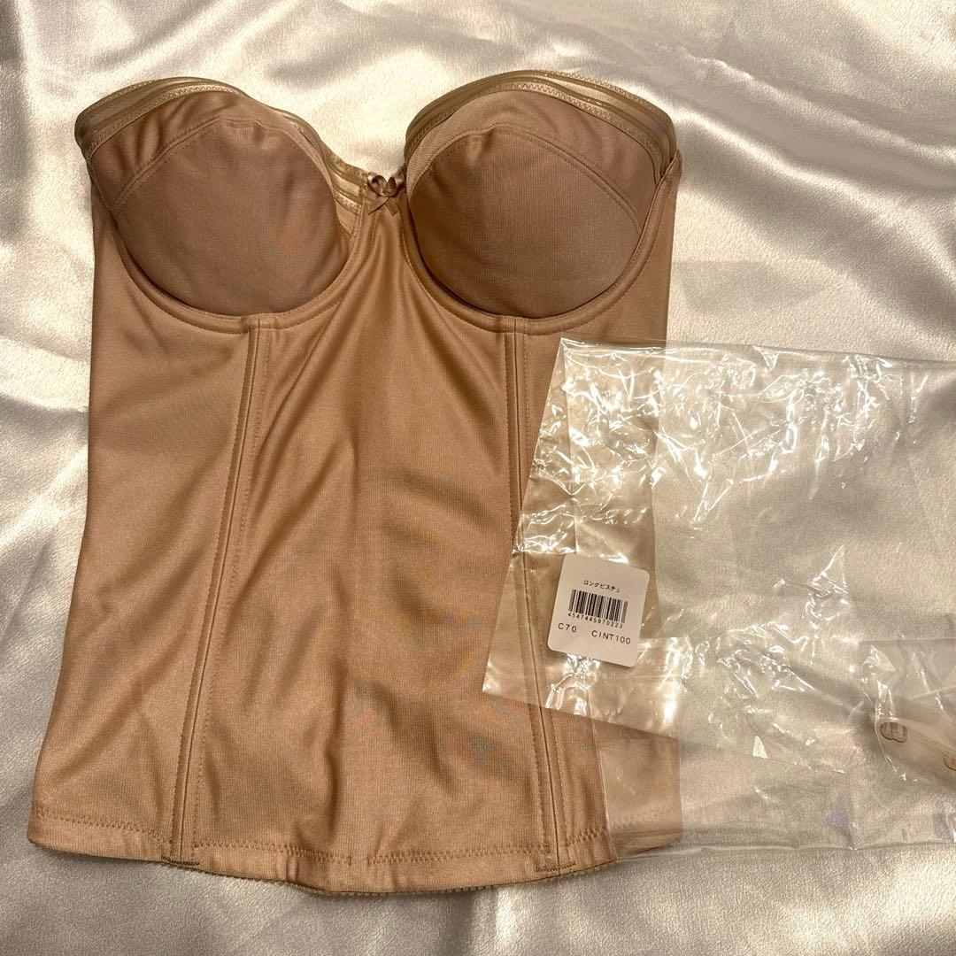 【美品】タカミブライダル　ドレスインナー　ロングビスチェ セモア　ノーブル