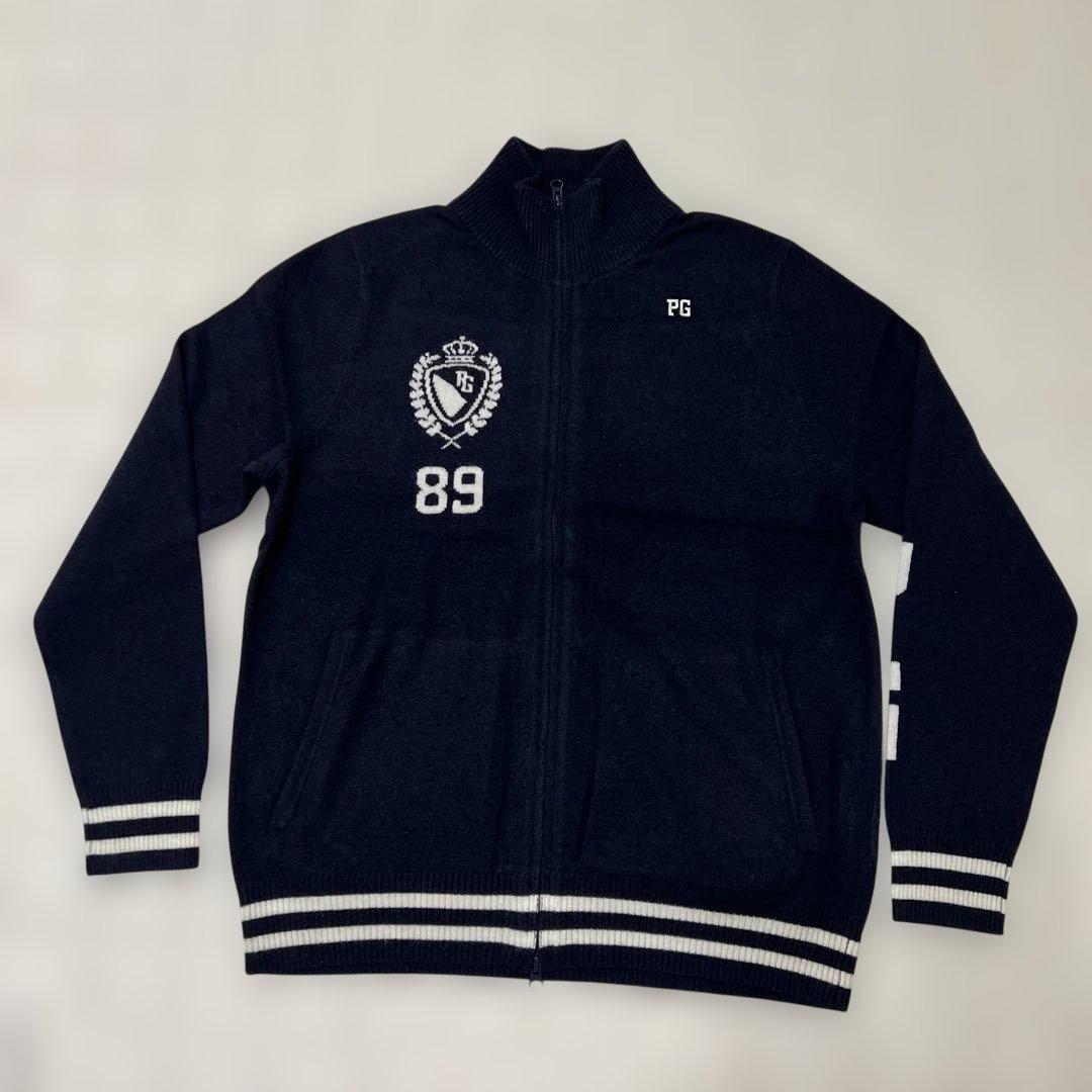 PEARLY GATES カシミヤジップアップアウターネイビー