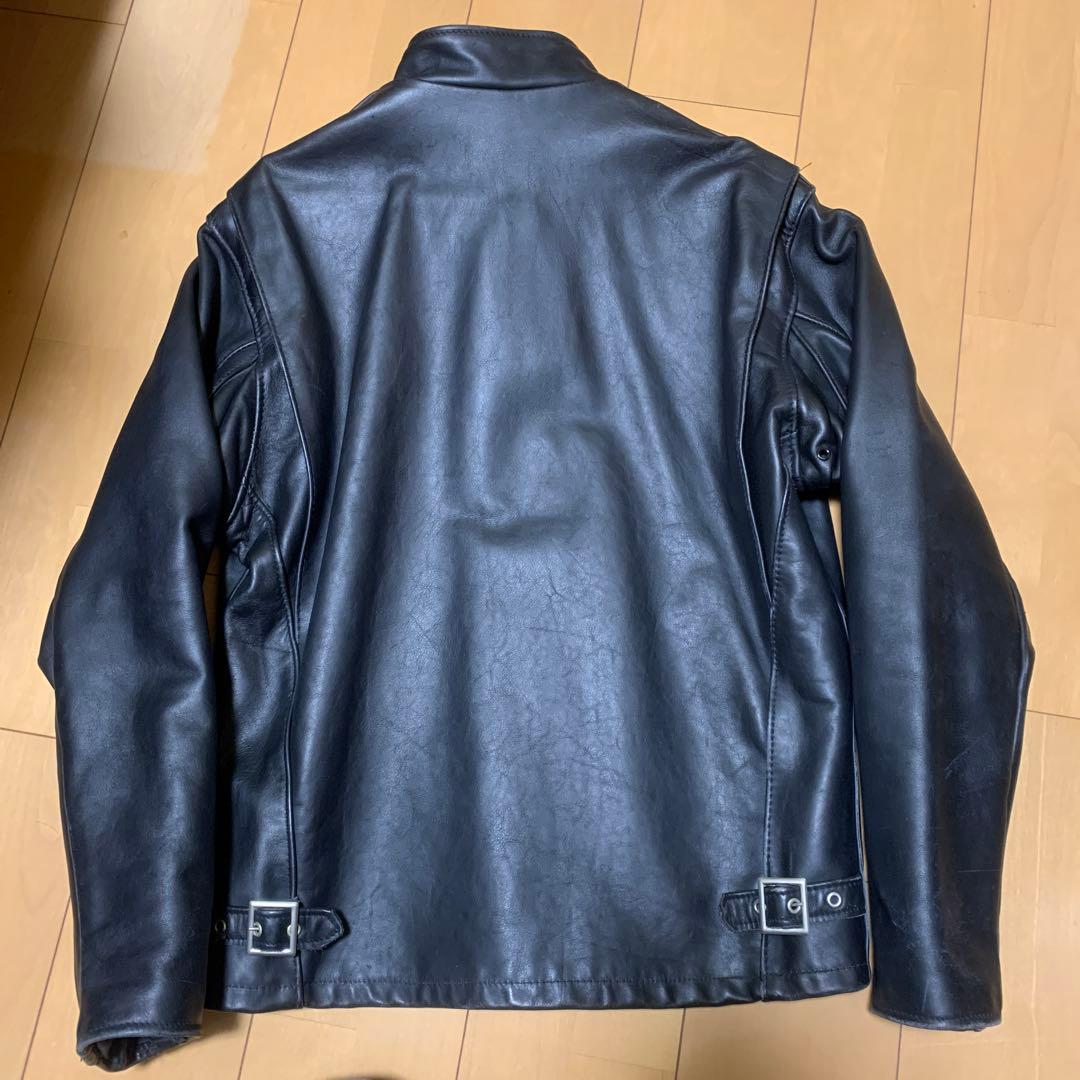 schott シングルライダースジャケット　サイズ38