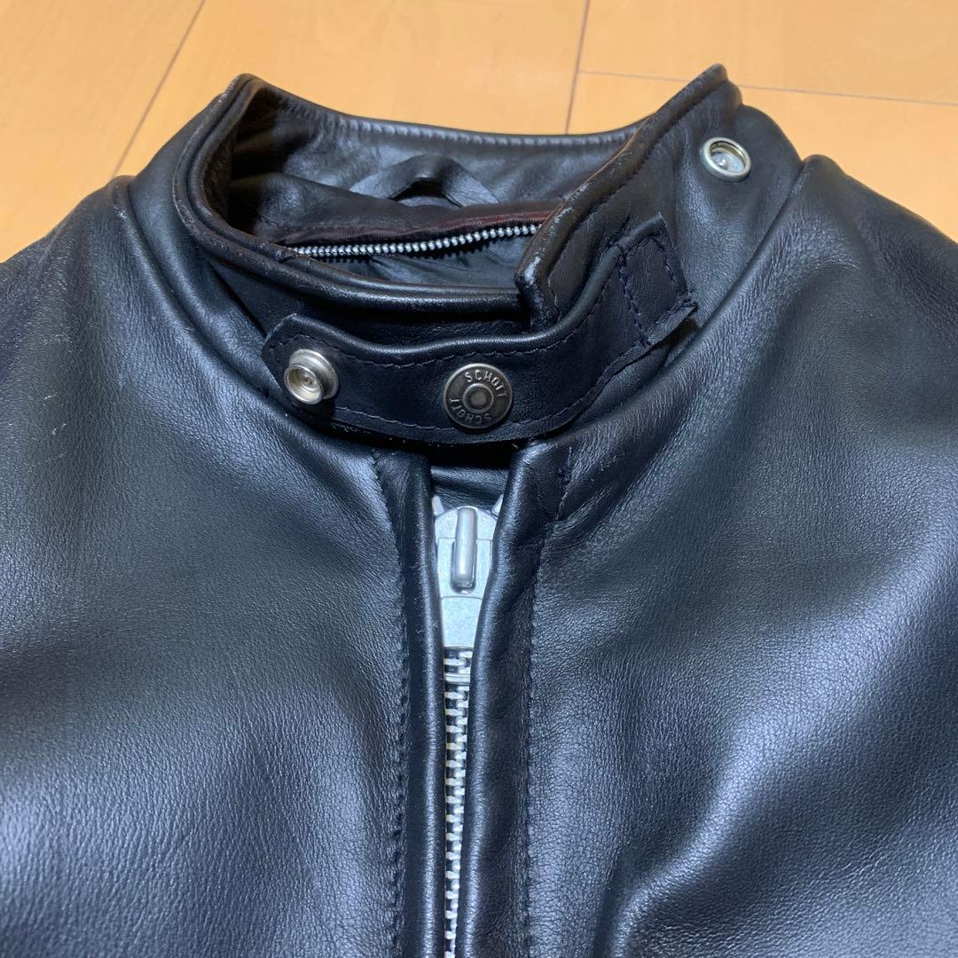 schott シングルライダースジャケット　サイズ38