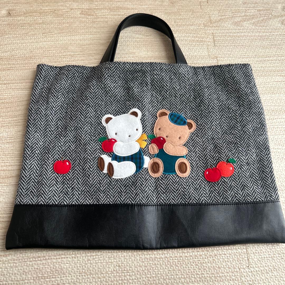 【familiar】秋のファミリアショー 2022 ヘリンボーン バッグ