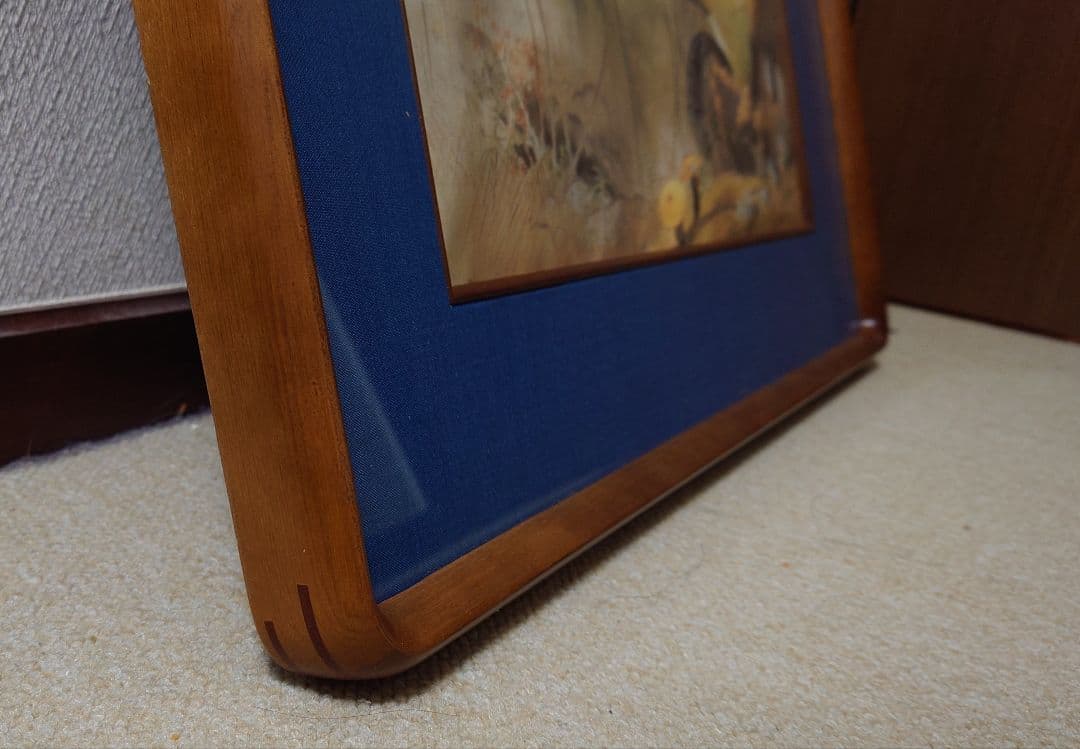 川合玉堂 風景画 複製画 額装 日本画 秋景色 インテリア ヴィンテージ