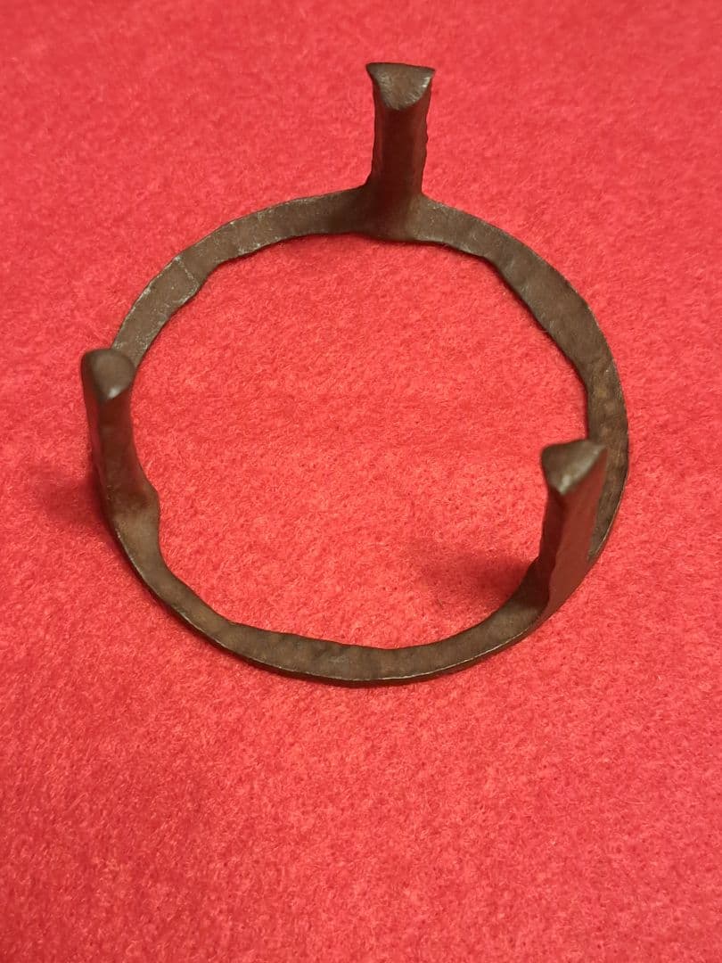 112-2 茶道具　五徳　風炉