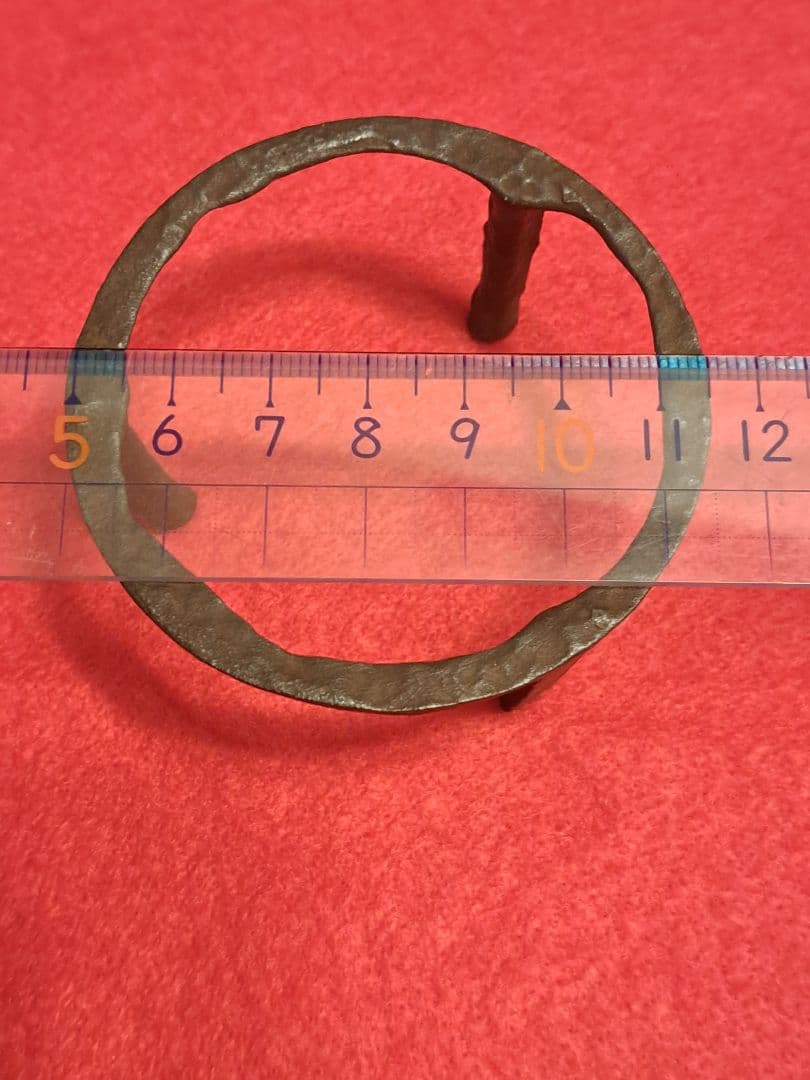 112-2 茶道具　五徳　風炉