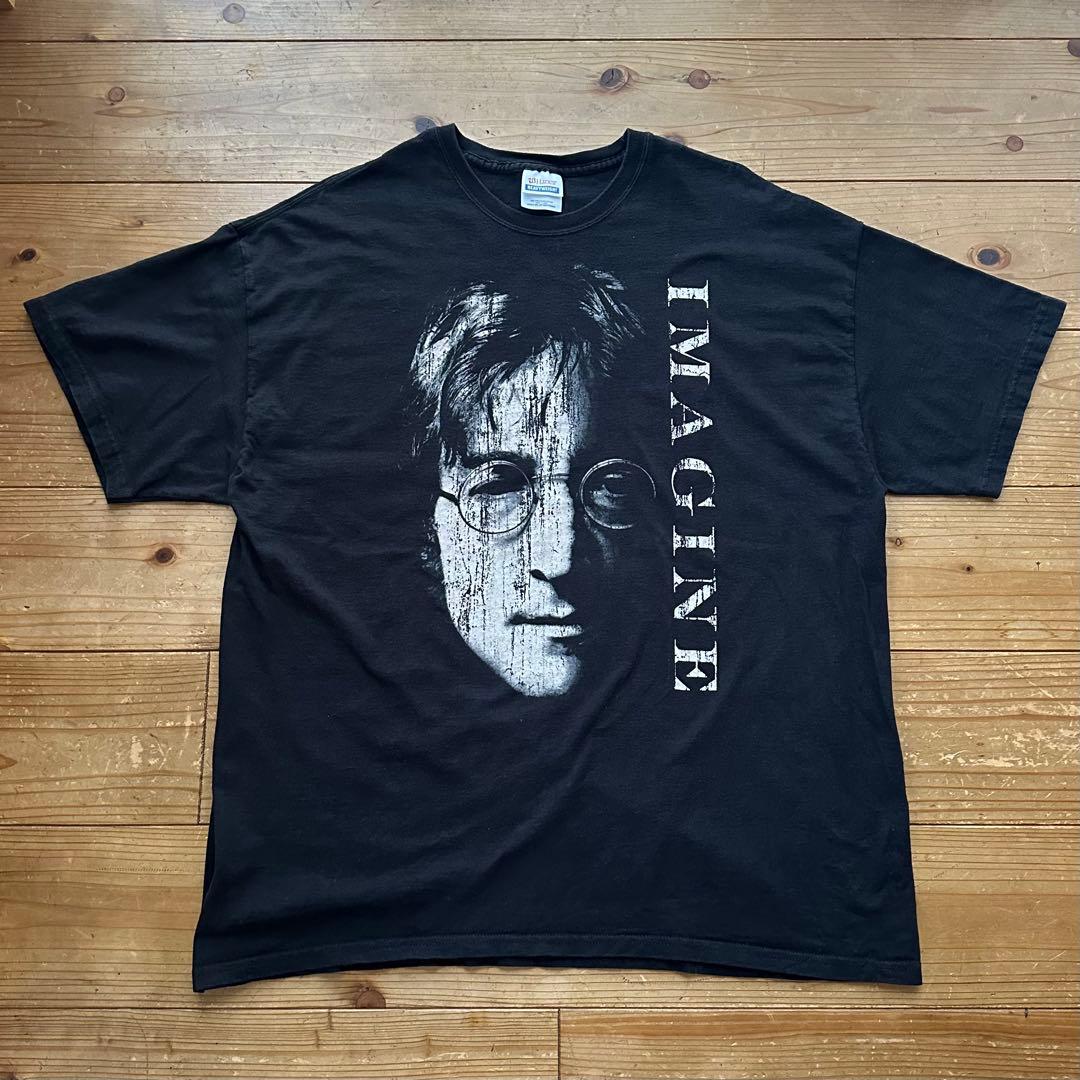 激レア ジョン・レノン IMAGINE オフィシャル ビッグフェイス Tシャツ