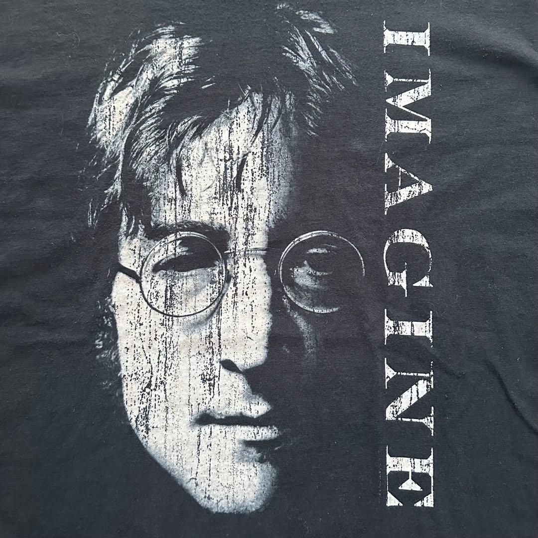 激レア ジョン・レノン IMAGINE オフィシャル ビッグフェイス Tシャツ