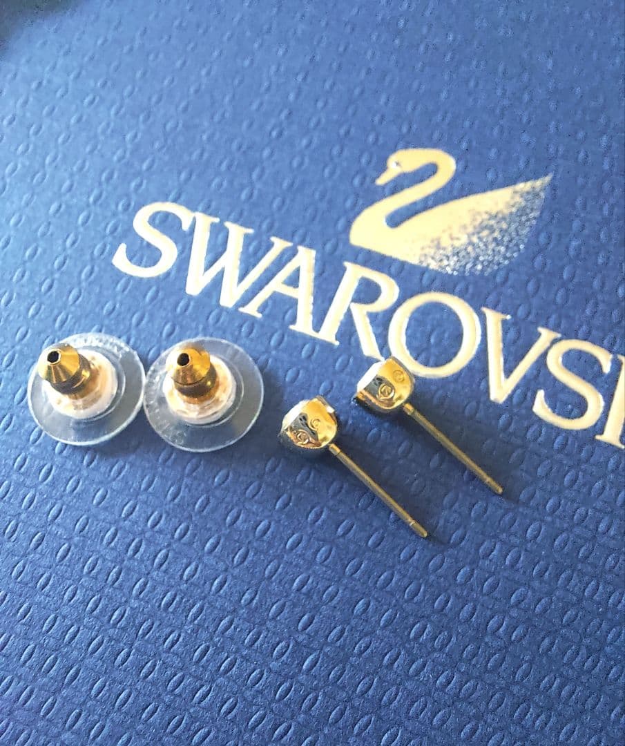 新品SWAROVSKI Tennis ネックレス ピアス セット スワロフスキー