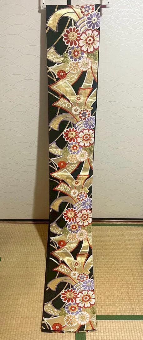 正絹振袖フルセット　成人式6点セット　古典柄