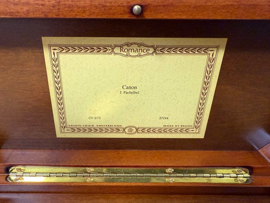 Reuge オルゴール Canon J. パッヘルベル オーバーホール済