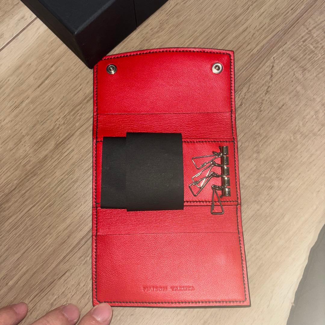 Maison Takuya キーケース　黒/赤　【新品未使用】
