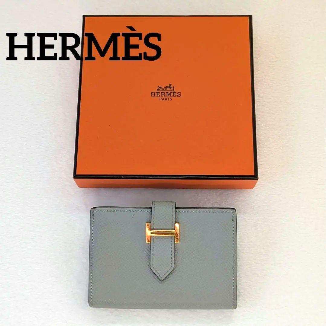 【高級】エルメス ベアンミニ カードケース 小銭入れ パスケース ヴォ―エプソン