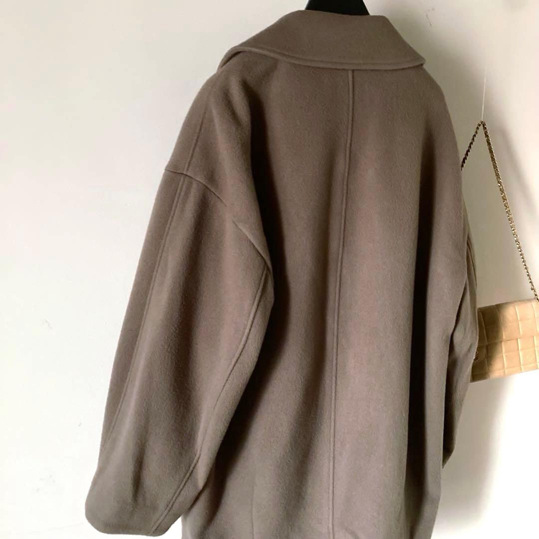 ノートエシロンス＊super120 メルトンウール ボリュームコート