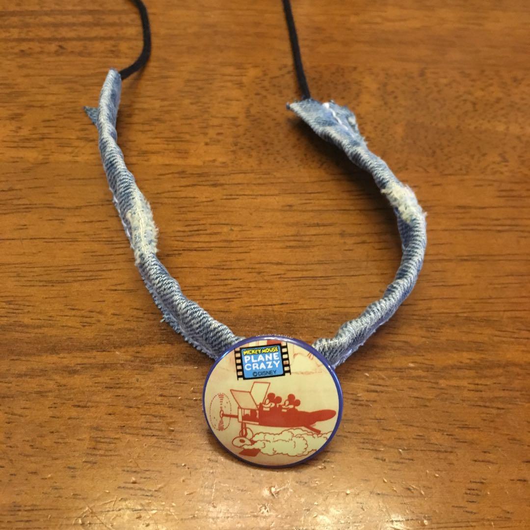 ブレスレット ミッキー レア 新品 缶バッジ付き
