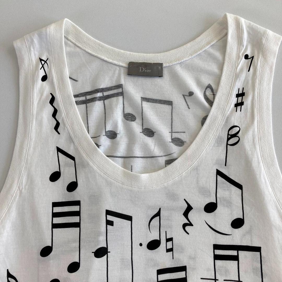 Dior Homme ディオールオム 音符タンクトップ エディ期