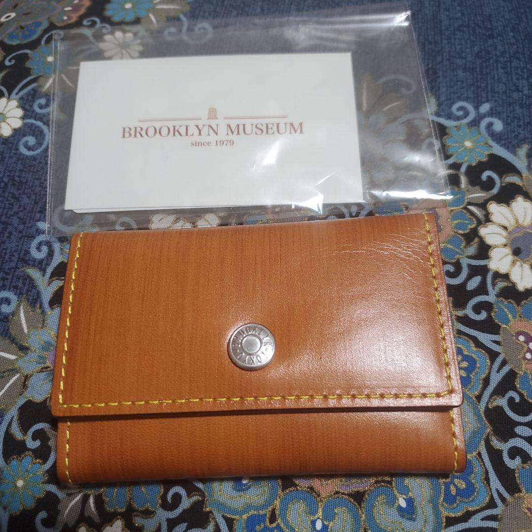 BROOKLYN MUSEUM レザーキーケース　柿渋染め