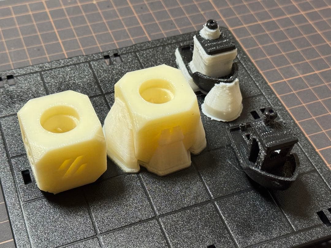 3Dプリント品 船とキューブセット