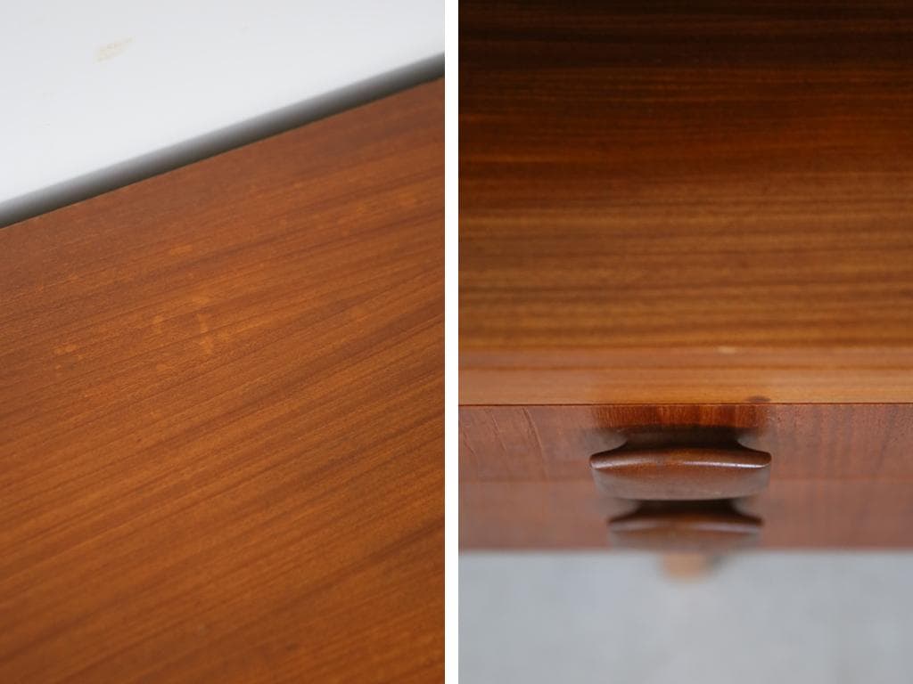 英国アンティークStonehill製サイドボード/木製机テレビ台(91-133)