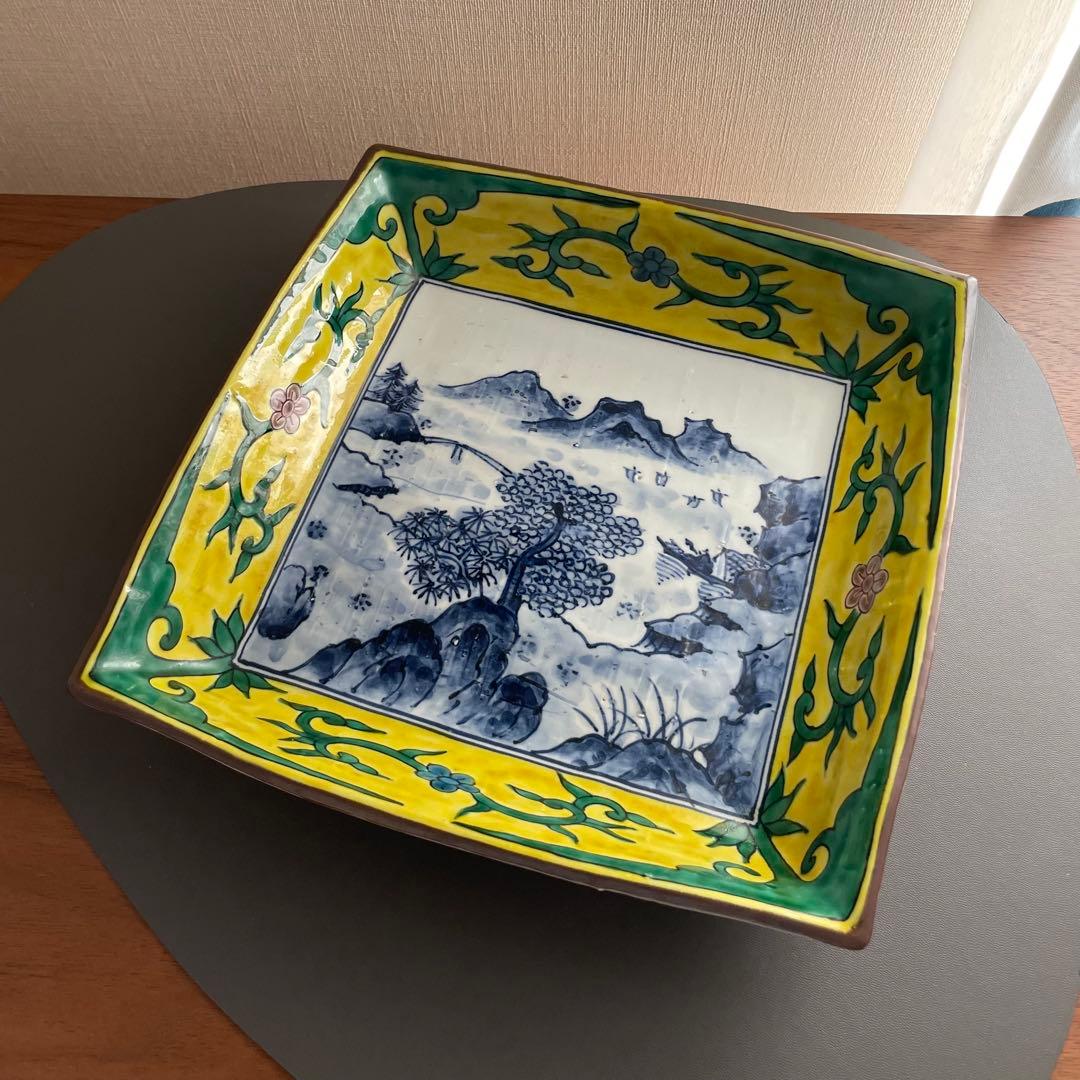 京焼　清水焼　京泉窯　大皿