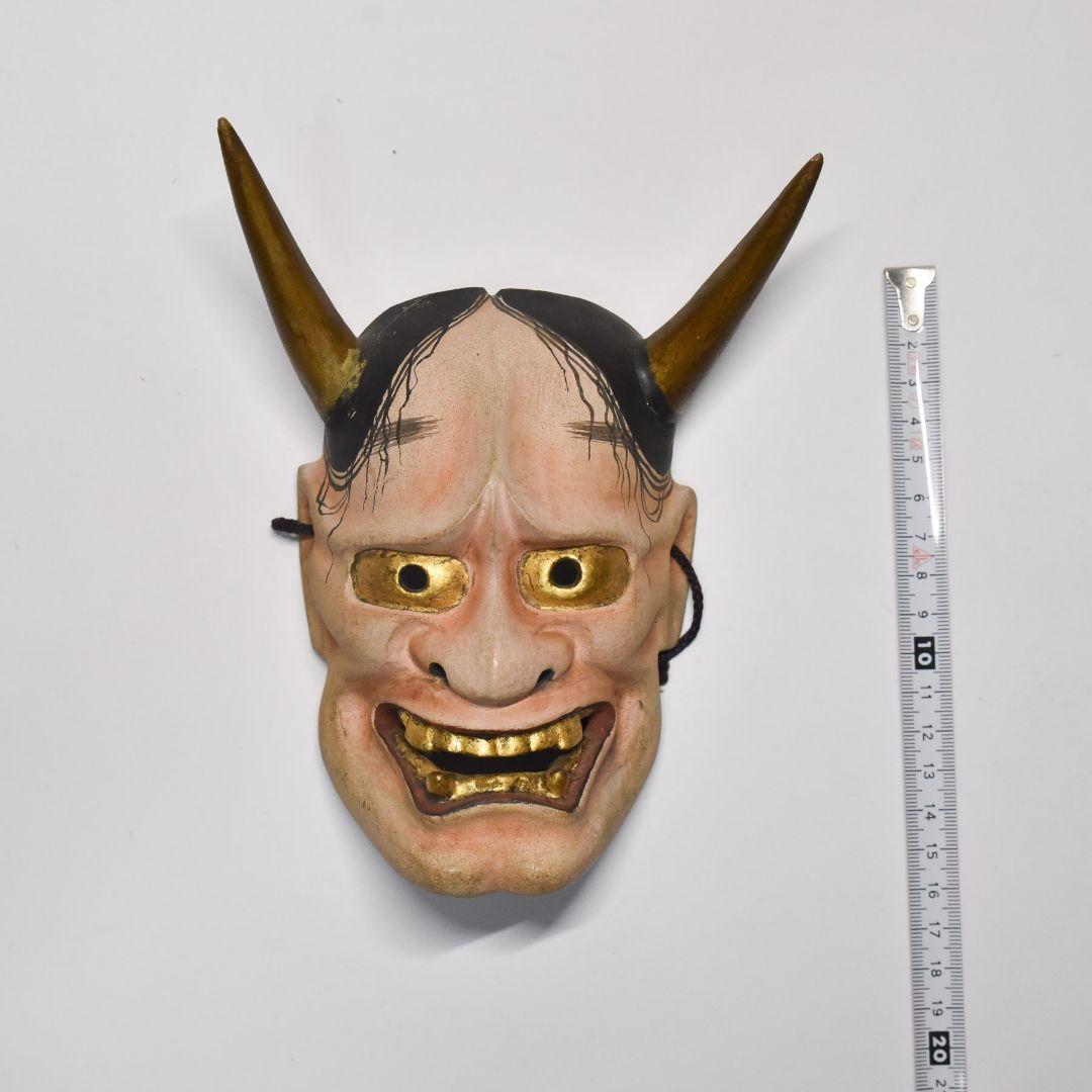 能面 白般若 赤般若 大小セット 烙印あり 箱入り 美品(L3)