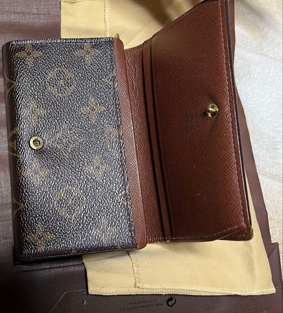 【週末限定sale】ルイヴィトンポルトモネトレゾ−ル二つ折財布　美品