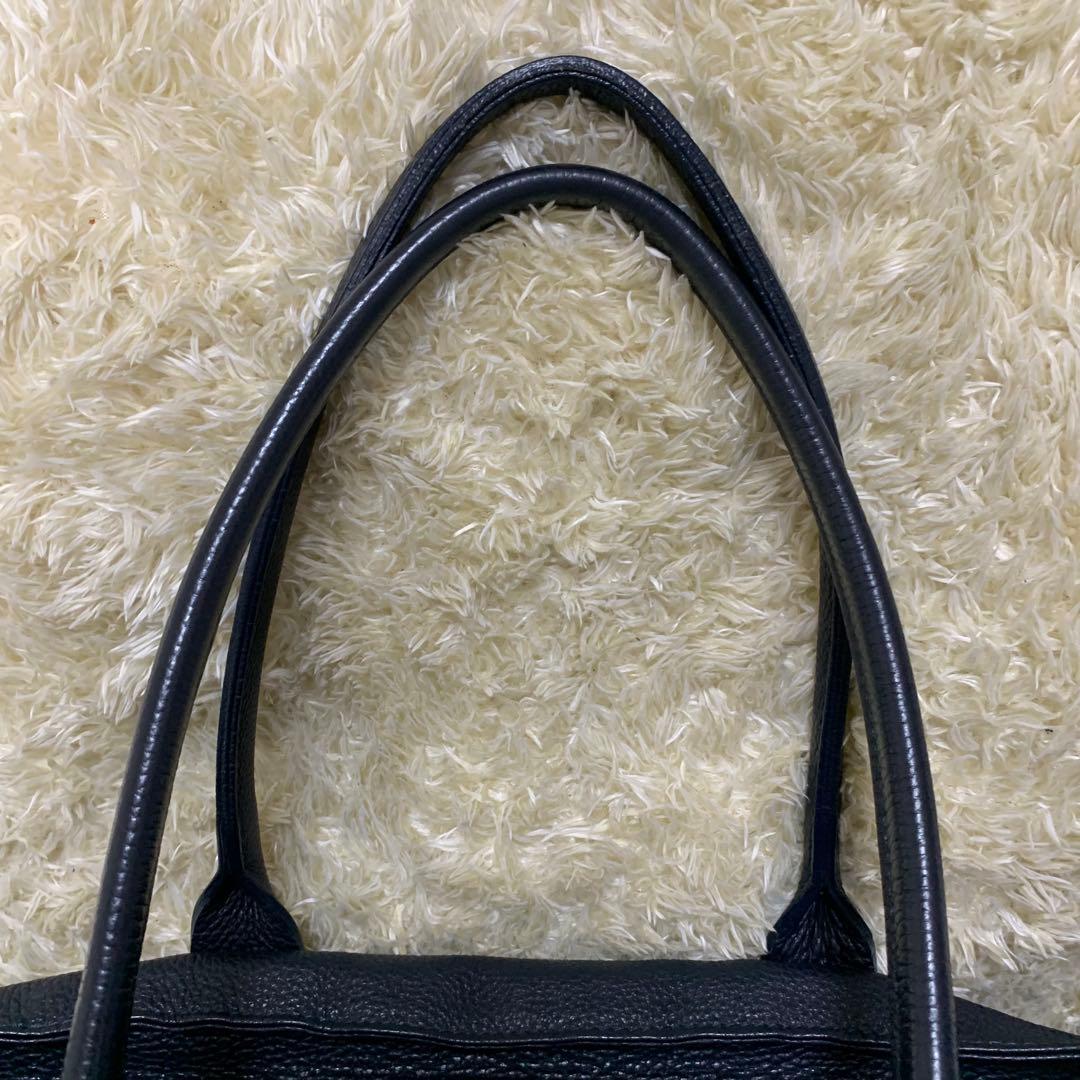 Pyloot×バーニーズNY 本革2WAYビジネスバッグ ネイビー