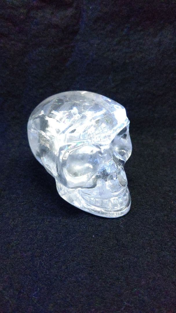 特大クリスタルスカル 水晶髑髏 天然石加工品 オーパーツ マヤ アステカ インカ