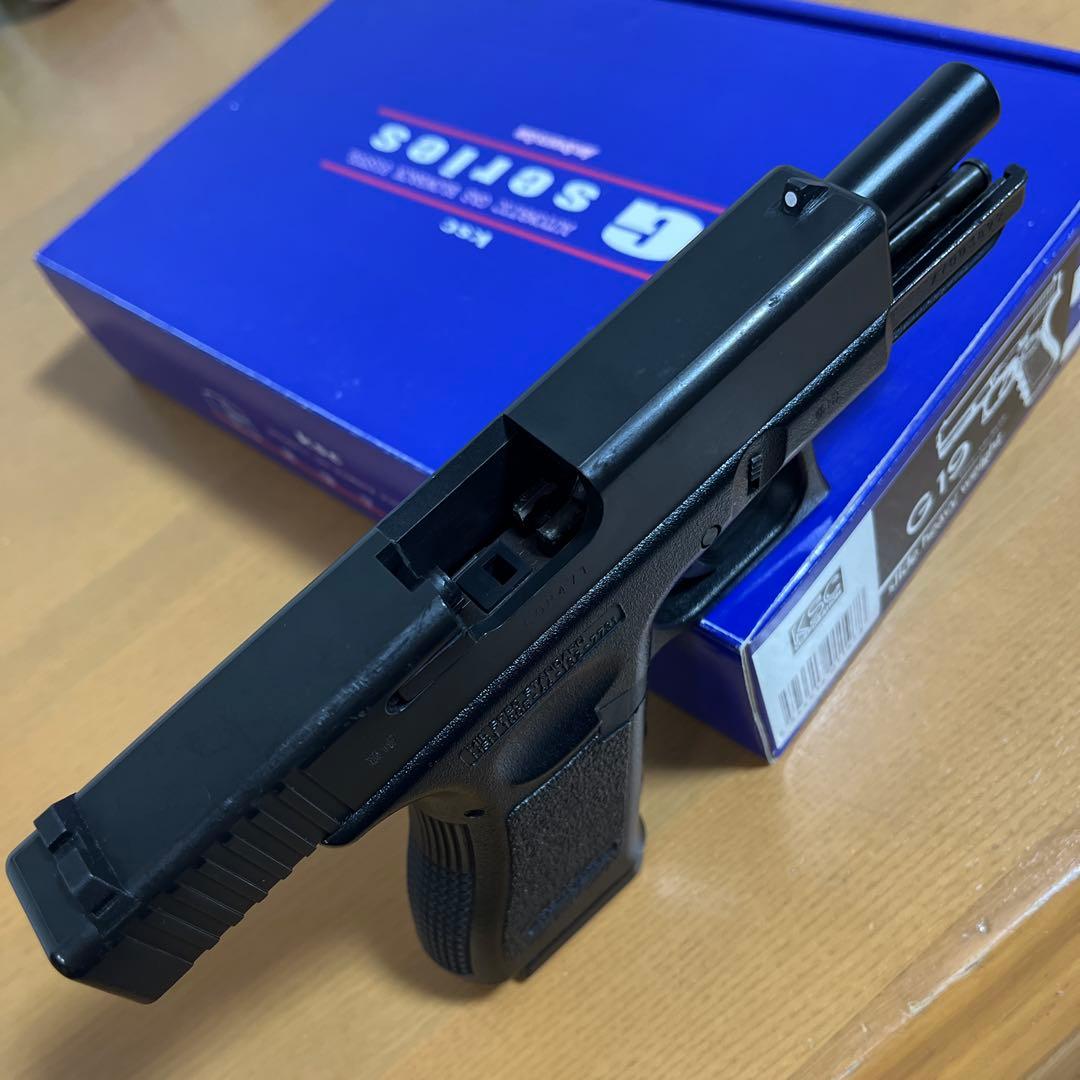KSC グロック19 スライドHWガスブローバックガン