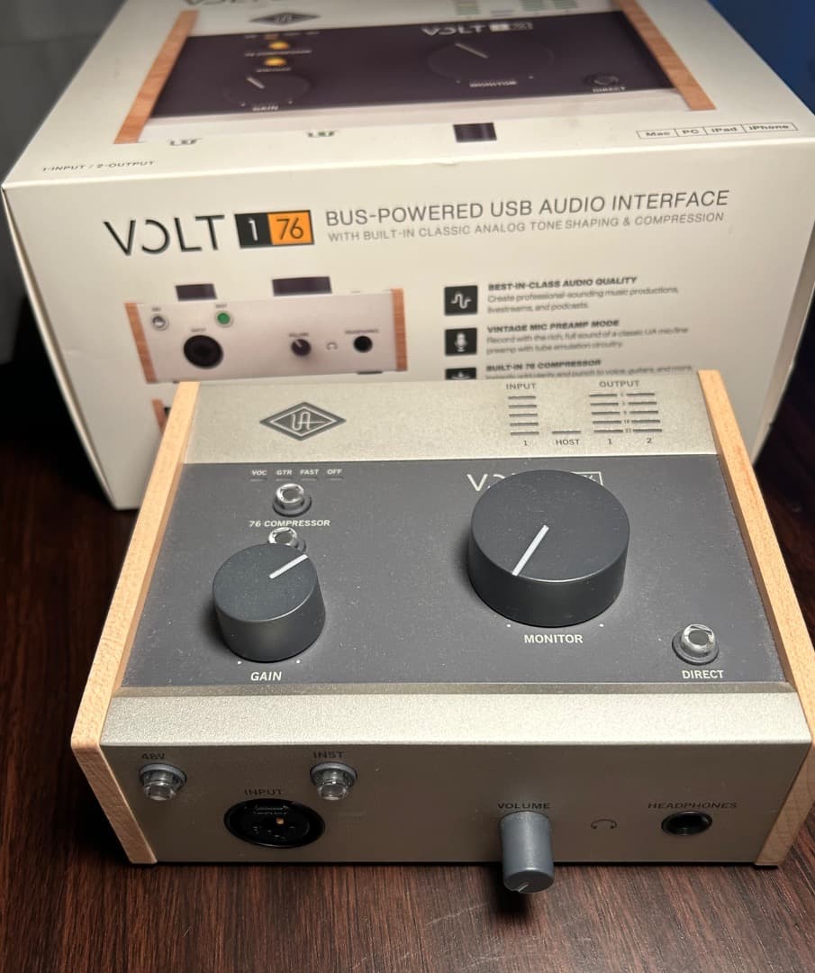 ジャンク品・VOLT176 オーディオインターフェース