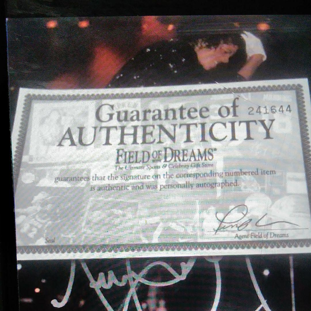 入手困難　レア　保証書付　サイン　マイケル・ジャクソン