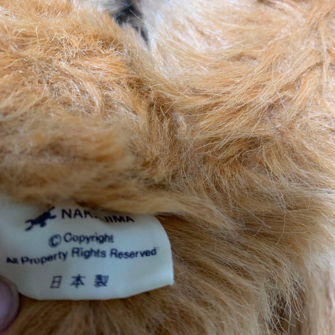 ナカジマコーポレーション　オラウータン　ぬいぐるみ　廃盤　日本製　希少