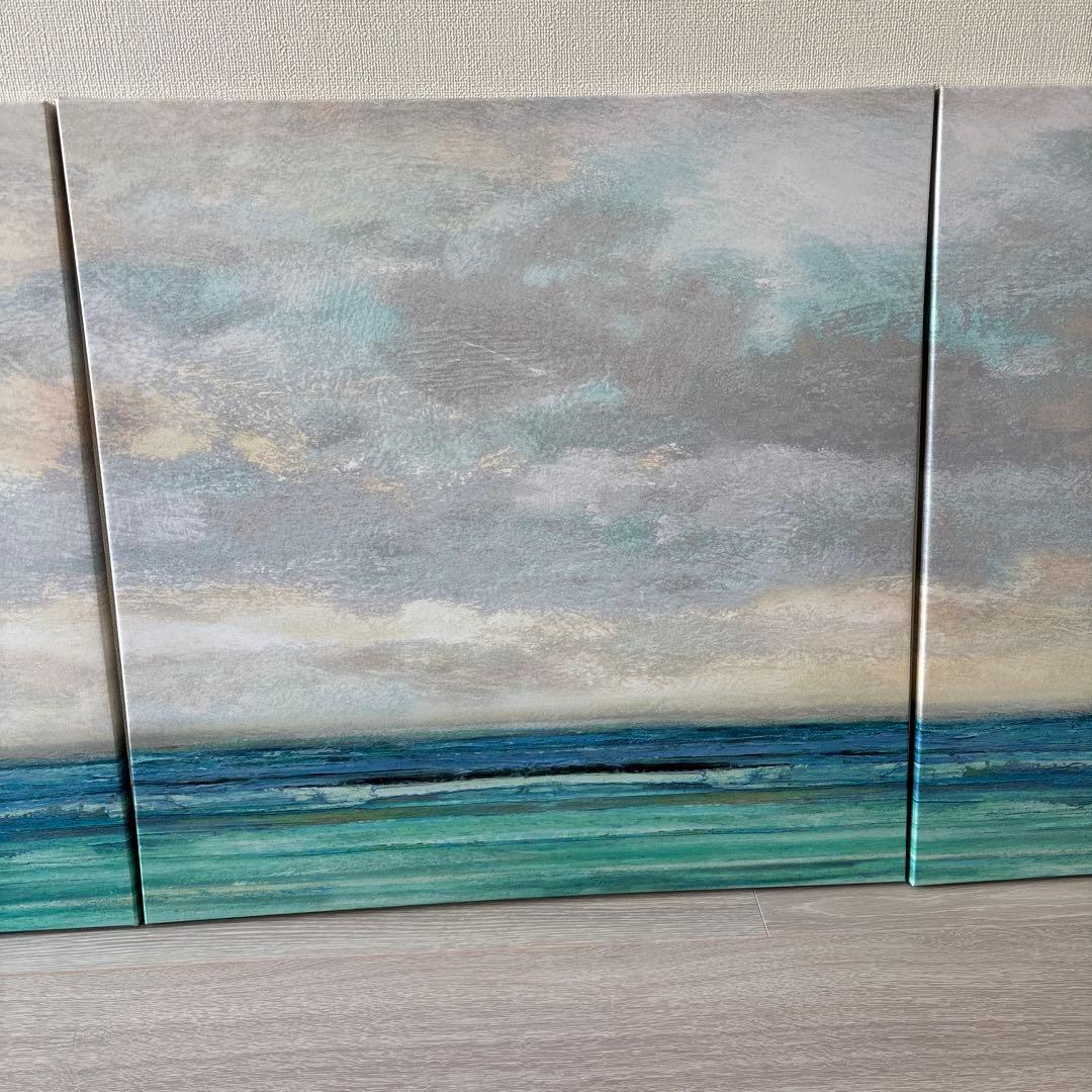 IKEA 廃盤 アートパネル 海