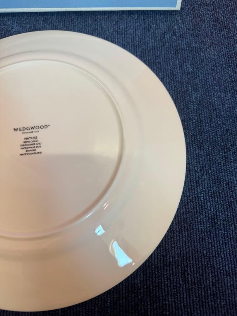 1910 ウエッジウッド　ネイチャー　白皿　27cm  未使用