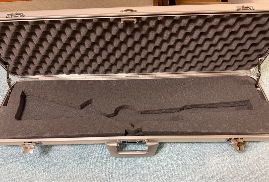 希少品　美品　鍵付　ゼロハリバートン　ガンケース　ライフルケース　キューケース