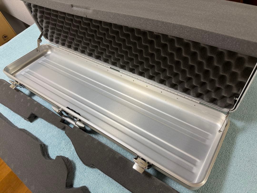 希少品　美品　鍵付　ゼロハリバートン　ガンケース　ライフルケース　キューケース