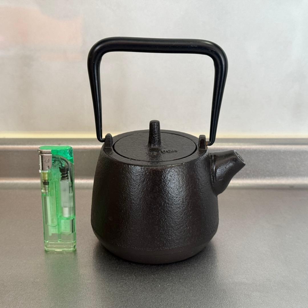 煎茶器 煎茶道具 鉄瓶 急須 350ml 小鉄瓶 瓶座 瓶台 【新品未使用】