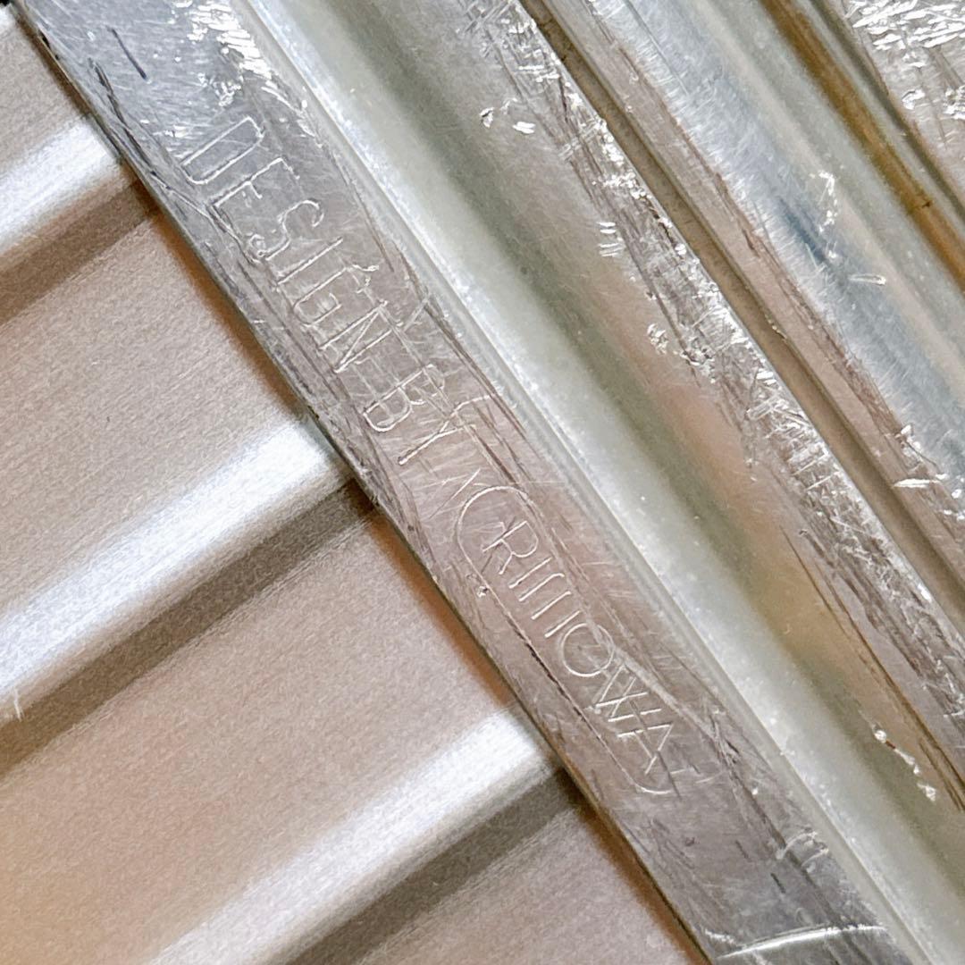 【希少】 RIMOWA 929.70 2輪ローリングトロリー ビンテージ 青ロゴ