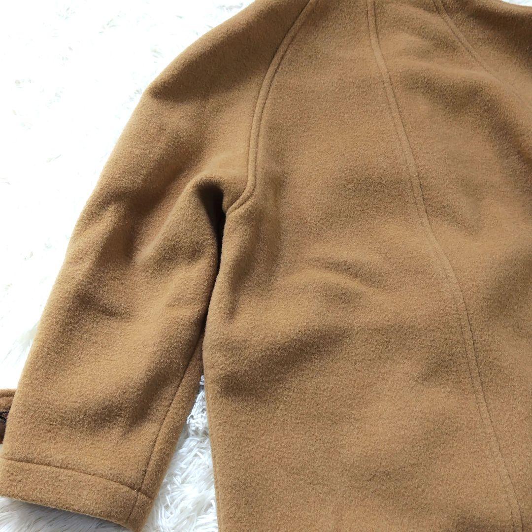 バーバリーズ　ダッフルコート　キャメル　ノバチェック　140